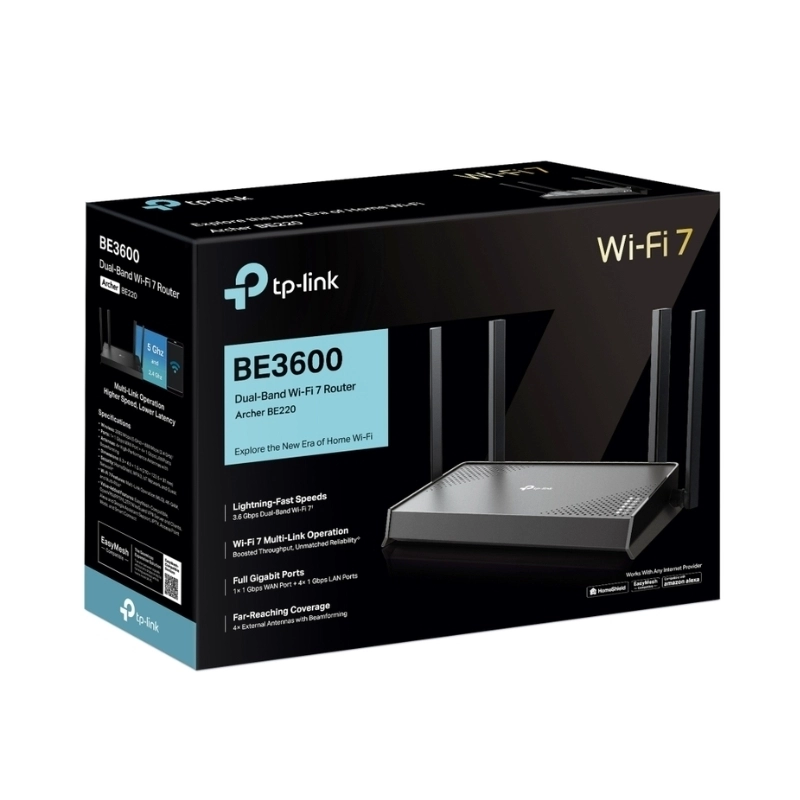 BE3600 Dual-Band Wi-Fi 7 Router TP-Link Archer BE220