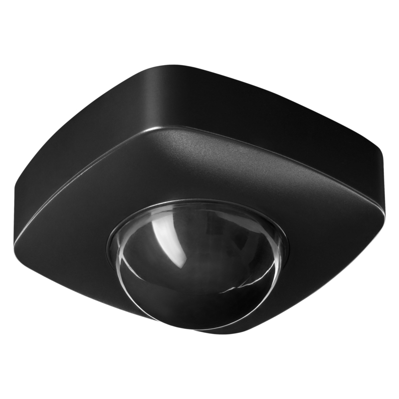 Детектор PIR за присъствие открито на таван 360° Ф20m 2000W IP65 LED 500W Черен - ORNO OR-CR-255/B