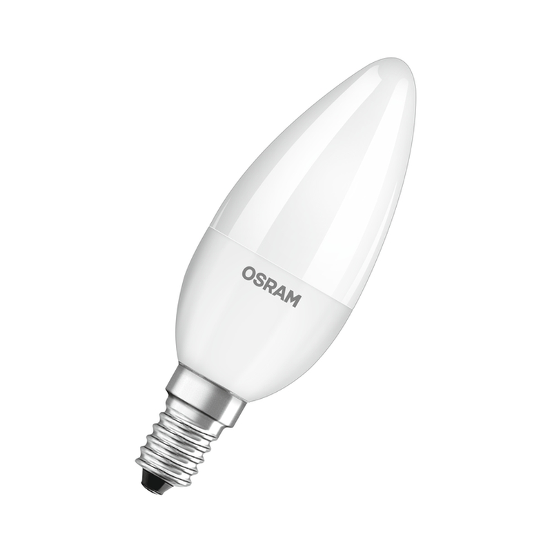 LED лампа 5W 470lm 2700K E14 Ra>80, димируема, овал - LEDVANCE LED CLASSIC E14