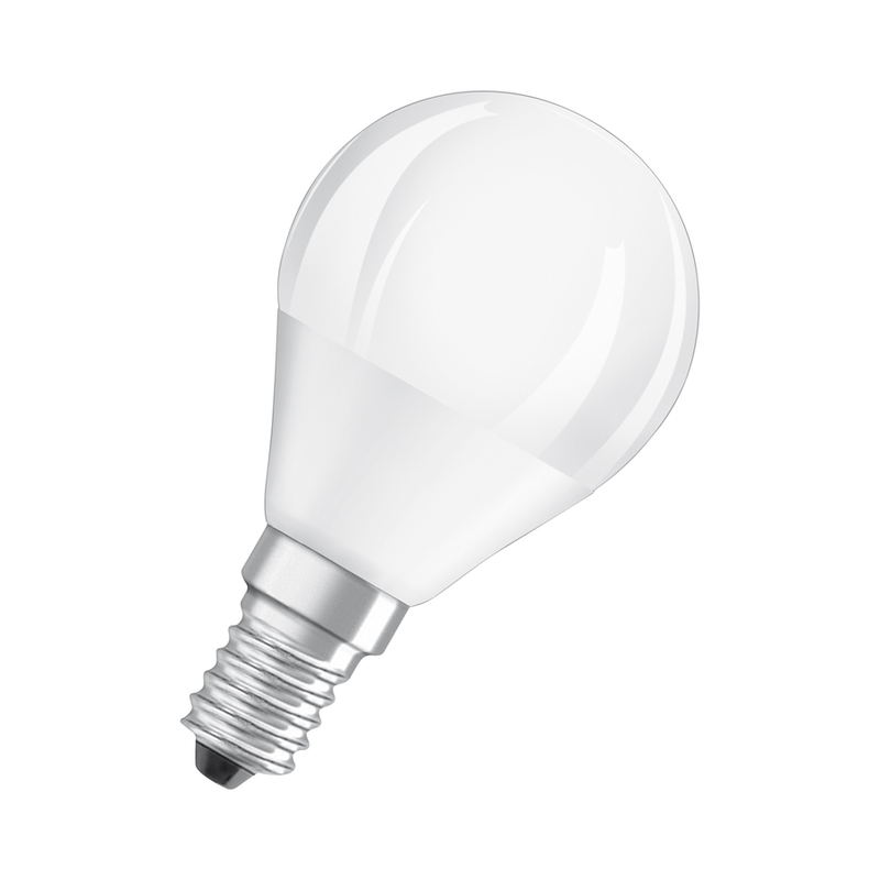 LED лампа 5W 470lm 2700K E14 Ra>80, димируема, сфера - LEDVANCE LED CLASSIC E14