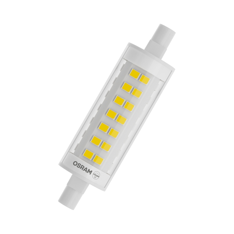 LED лампа Тип LINE 78 7W 2700K 220-240 R7S Ra>80 300° , прозр., недимируема - LEDVANCE LED SLIM LINE R7S