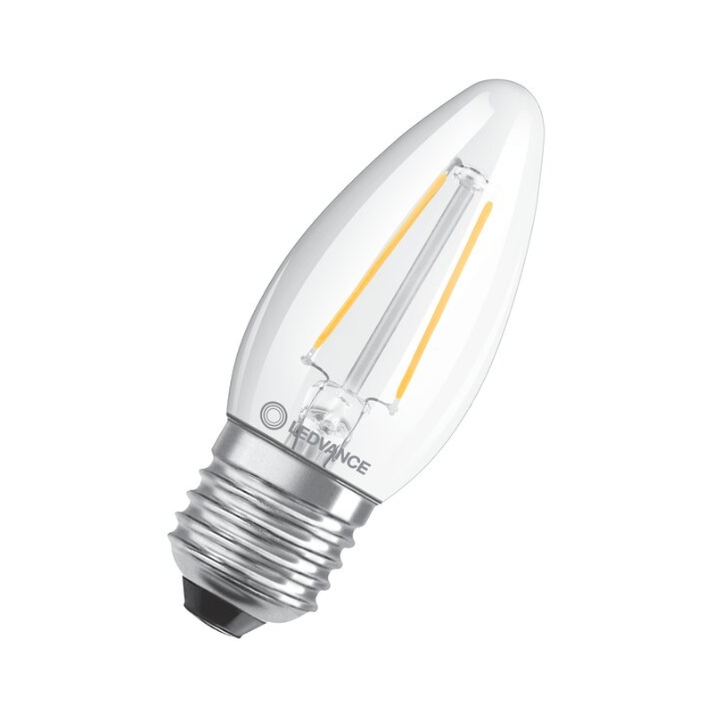 LED лампа 4,8W 470lm 2700K Ra>80 тип B цокъл E27 300° 220-240 прозрачна, димируема - LEDVANCE PARATHOM DIM B