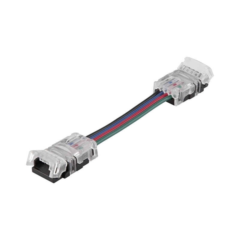 Конектор за свързване на LED лента - ъгъл, с кабел 10cm (комплект-2бр) - LEDVANCE Connectors for RGB LED Strips