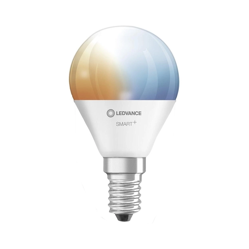 LED SMART lamp 4.9W 470lm TW (2700...6500K) 180 ° Ra>80 E14 Wi-Fi mini sphere type, dimmable - LEDVANCE LED SMART