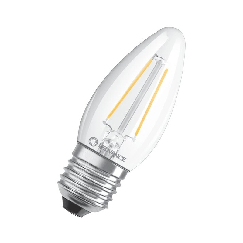 LED lamp 4.8W 470lm 2700K Ra>80 type B base E27 300° 220-240 transparent, dimmable - LEDVANCE PARATHOM DIM B