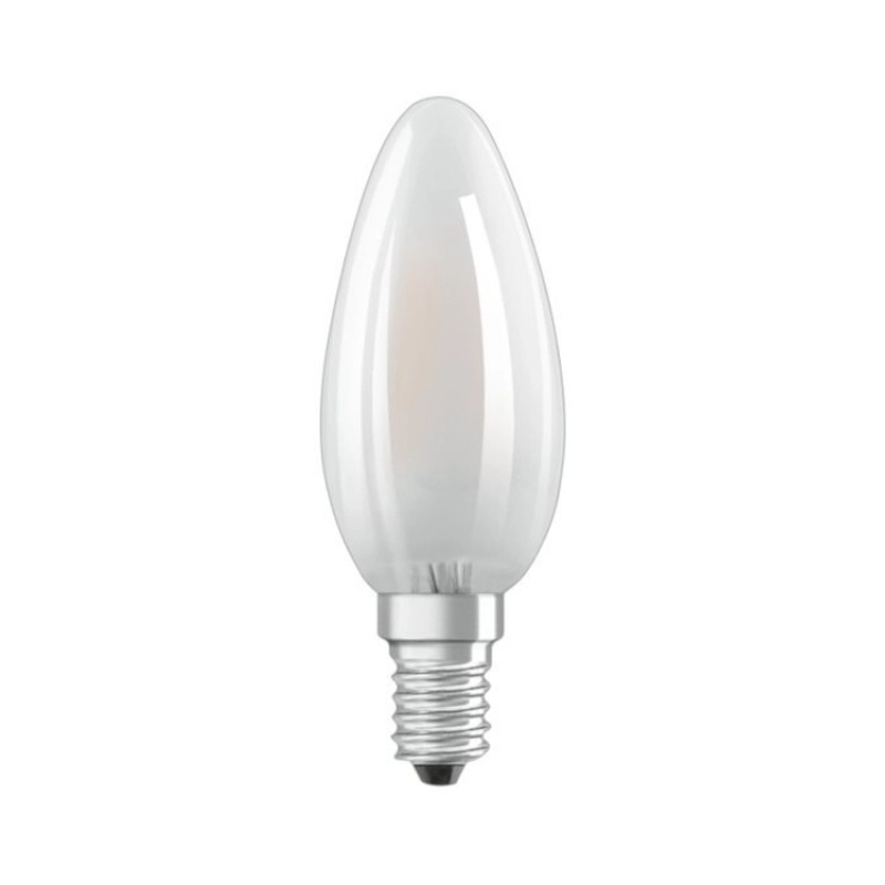 LED lamp 4.8W 470lm 2700K Ra>80 type B base E14 300° 220-240 GL frosted, dimmable - LEDVANCE PARATHOM DIM B