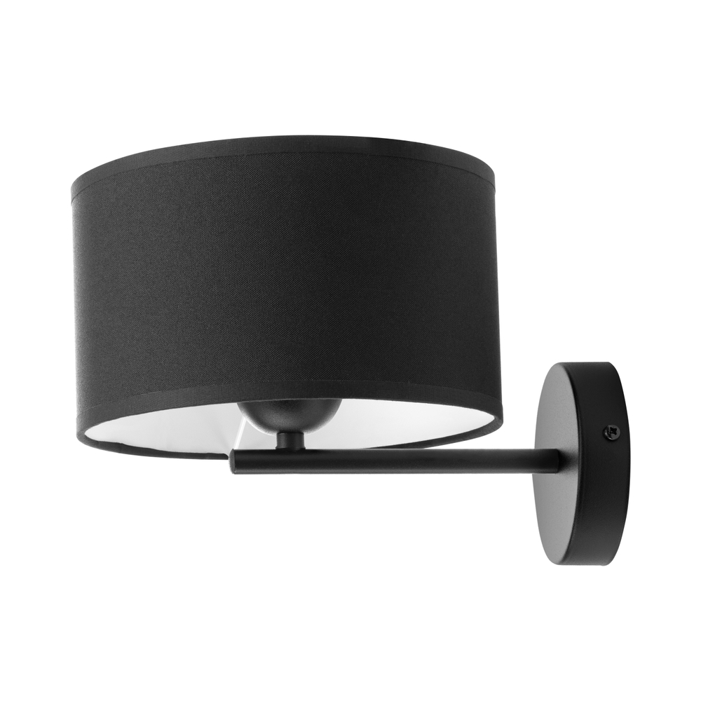 Декоративен осветител за стена ROLLO, макс. 1x60W, черен - Orno AD-LD-6341BE27T