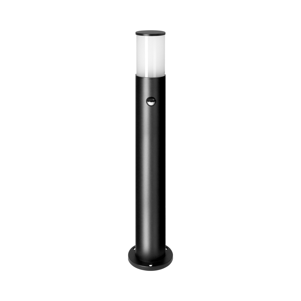 Градински осветител DALIA bollard E27, max 15W, с PIR, 80cm, IP54, черен - Orno AD-OP-6568BE27SMR