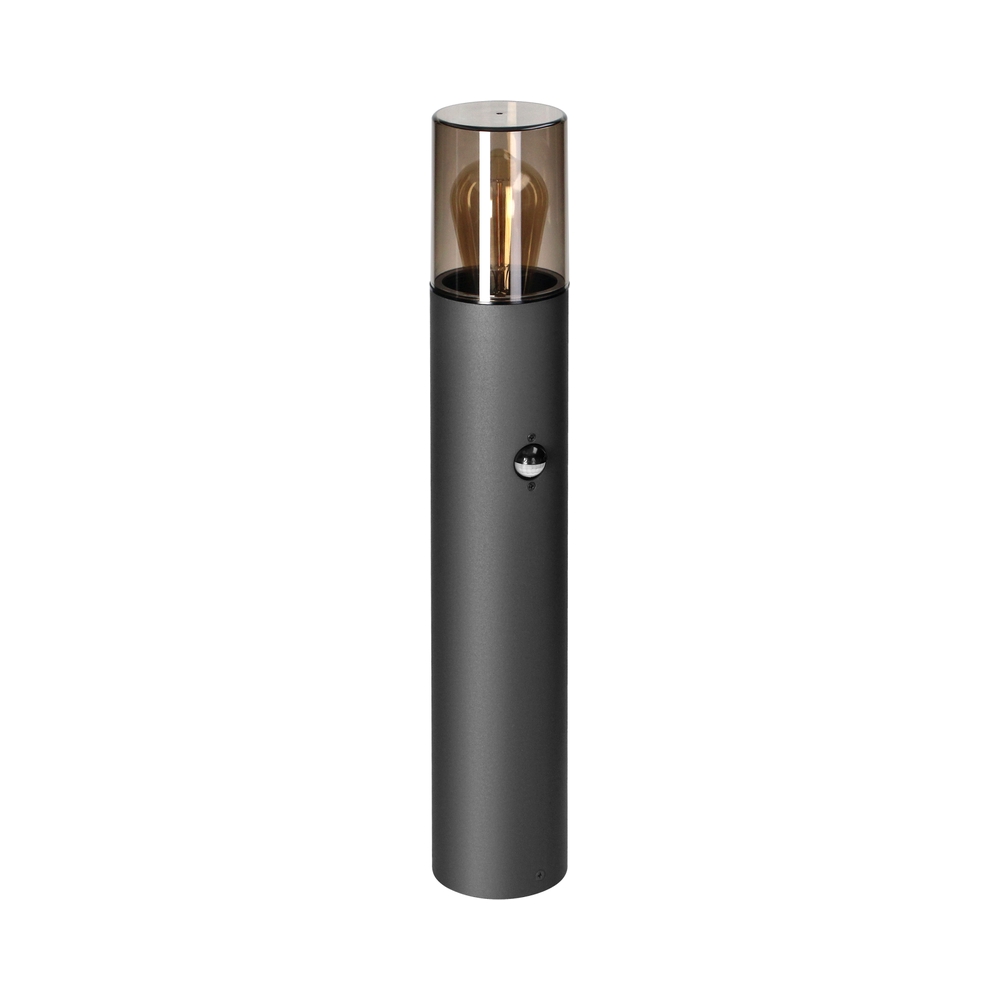 Градински осветител SALVIA bollard, E27 max.15W, с PIR, 50cm, IP54, сив - Orno AD-OP-6575GE27PPR