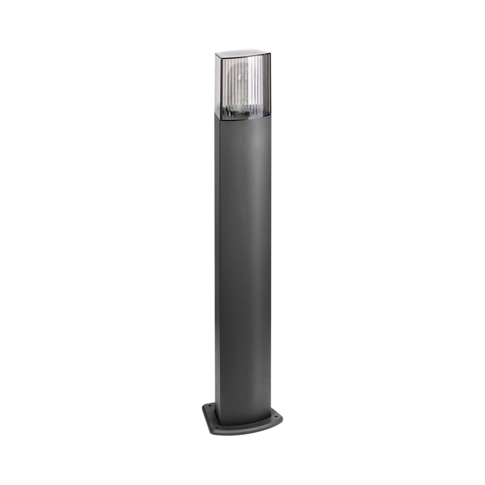 Градински осветител PEONIA Bollard, E27, max.15W, IP54, 75cm, черен - Orno AD-OP-6582BE27PP