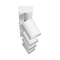 Ceiling and wall light DOA, max. 4x50W, GU10, IP20, white - Orno AD-OP-6248WGU10