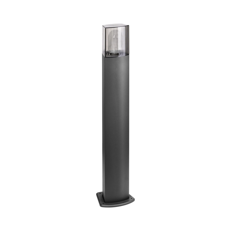 Garden light PEONIA Bollard, E27, max.15W, IP54, 75cm, black - Orno AD-OP-6582BE27PP