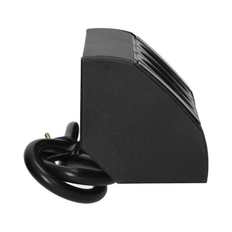 Corner furniture power strip 3x 2P+E Schuko with cable 0.6m Black - Orno OR-GM-9001(GS)/B