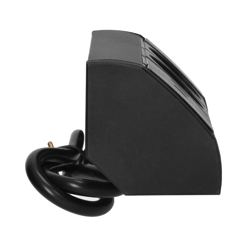 Corner furniture power strip 2x 2P+E Schuko 2x USB A+C 2.4A with cable 0.6m Black - Orno OR-GM-9039(GS)/B