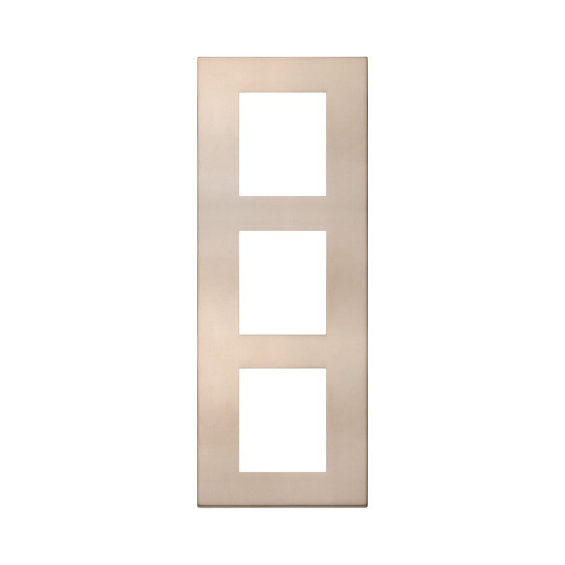 Декоративна рамка вертикална 2x2x2M Metal Bronze - VIMAR LINEA 30646.71