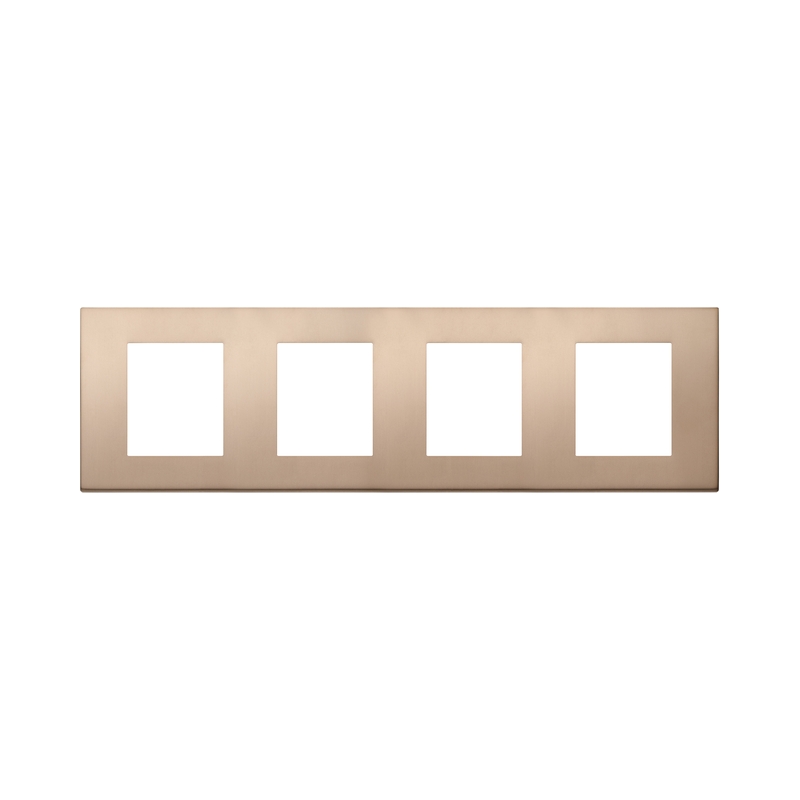 Декоративна рамка 2x2x2x2M Metal Bronze - VIMAR LINEA 30669.71