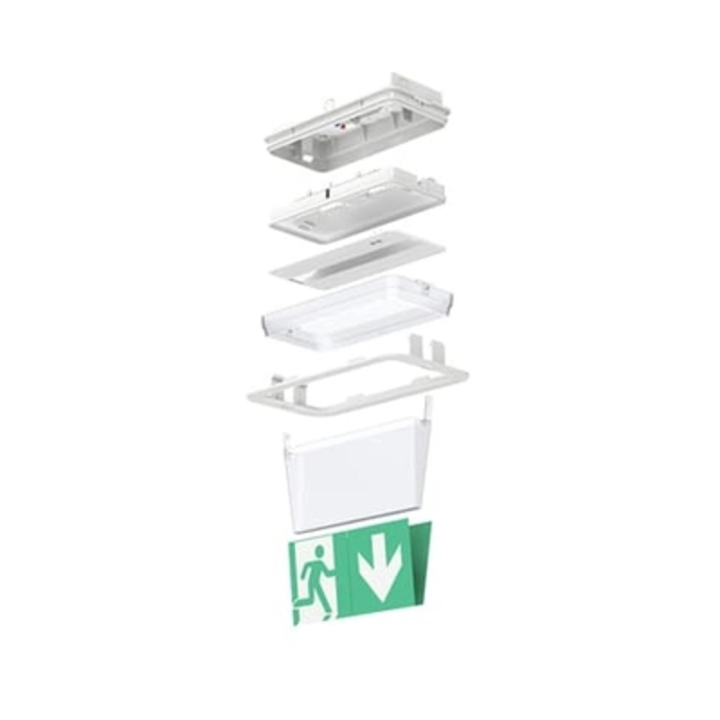 Ceiling suspension frame DS KIT150 set with pictograms - ABB PrimevoPlus 7TCA307025R0007