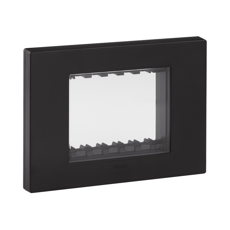 Водоустойчив лицев панел винт 3M IP55 Black - VIMAR LINEA 30943.02