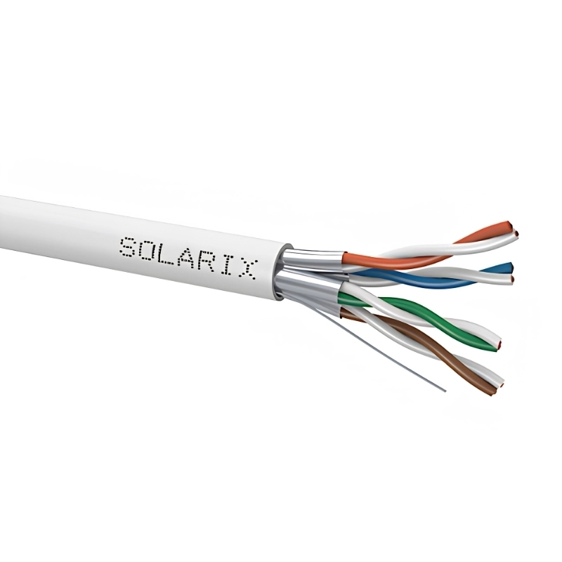 Кабел cat. 6A U/FTP 650 MHz Dca LSOH - 500 m - Solarix 26000025