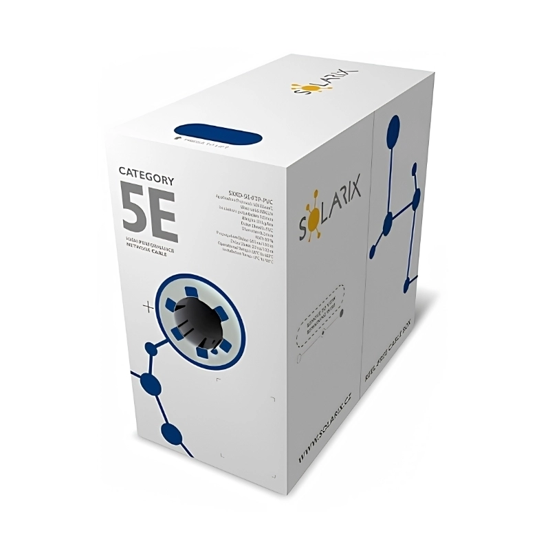 Кабел cat. 5e F/UTP 100 MHz PVC - 305 m - Solarix 27655142