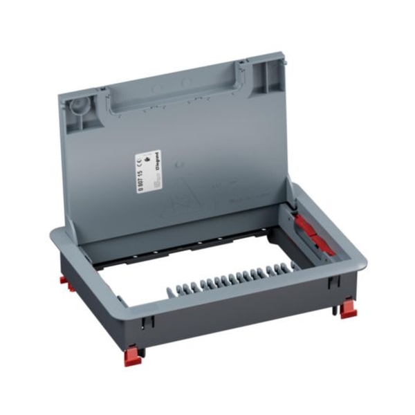 Подова ревизионна кутия пластмаса за бетонен под 8/12M празна 203x286mm - Legrand Floor box 080715