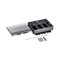 Metal floor box, fully recessed into a raised floor 18M (3x6) module for horizontally mounted mechanisms - Legrand Floor box 080737