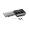 Metal floor box, fully recessed into a raised floor 18M (3x6) module for horizontally mounted mechanisms - Legrand Floor box 080737