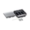 Metal floor box, fully recessed into a raised floor 24M (3x8) module for horizontally mounted mechanisms - Legrand Floor box 080738