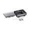 Metal floor box, fully recessed into a raised floor 12M (2x6) module for vertically mounted mechanisms - Legrand Floor box 080740