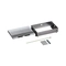 Floor inspection box metal fully embedded for concrete floor 8/12M empty 181x264mm - Legrand Floor box 080742