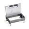 Floor inspection box metal fully embedded for concrete floor 8/12M empty 181x264mm - Legrand Floor box 080742