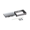 Floor inspection box metal fully embedded for concrete floor 8/12M empty 181x264mm - Legrand Floor box 080742