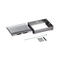 Floor inspection box metal fully recessed for concrete floor 12/18M empty 219x264mm - Legrand Floor box 080743