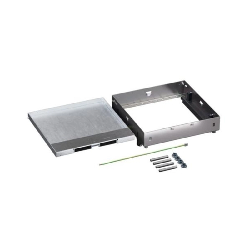 Floor inspection box metal fully recessed for concrete floor 16/24M empty 264x264mm - Legrand Floor box 080744