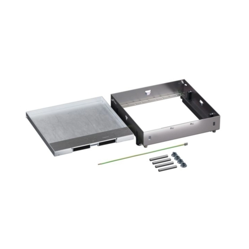 Floor inspection box metal fully recessed for concrete floor 16/24M empty 264x264mm - Legrand Floor box 080744