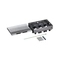 Metal floor box, fully embedded in concrete, 12M (3x4) modules for horizontally mounted mechanisms - Legrand Floor box 080745