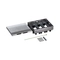 Metal floor box, fully embedded in concrete, 18M (3x6) modules for horizontally mounted mechanisms - Legrand Floor box 080746