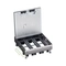 Metal floor box, fully embedded in concrete, 24M (3x8) modules for horizontally mounted mechanisms - Legrand Floor box 080747