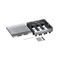 Metal floor box, fully embedded in concrete, 24M (3x8) modules for horizontally mounted mechanisms - Legrand Floor box 080747