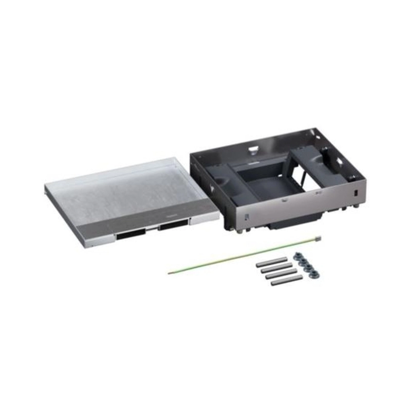 Metal floor box, fully embedded in concrete, 12M (2x6) modules for vertically mounted mechanisms - Legrand Floor box 080749