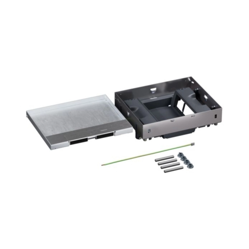 Metal floor box, fully embedded in concrete, 12M (2x6) modules for vertically mounted mechanisms - Legrand Floor box 080749