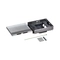 Metal floor box, fully embedded in concrete, 12M (2x6) modules for vertically mounted mechanisms - Legrand Floor box 080749