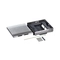 Metal floor box, fully embedded in concrete, 16M (2x8) modules for vertically mounted mechanisms - Legrand Floor box 080750