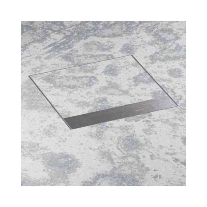 Metal floor box, fully embedded in concrete, 16M (2x8) modules for vertically mounted mechanisms - Legrand Floor box 080750