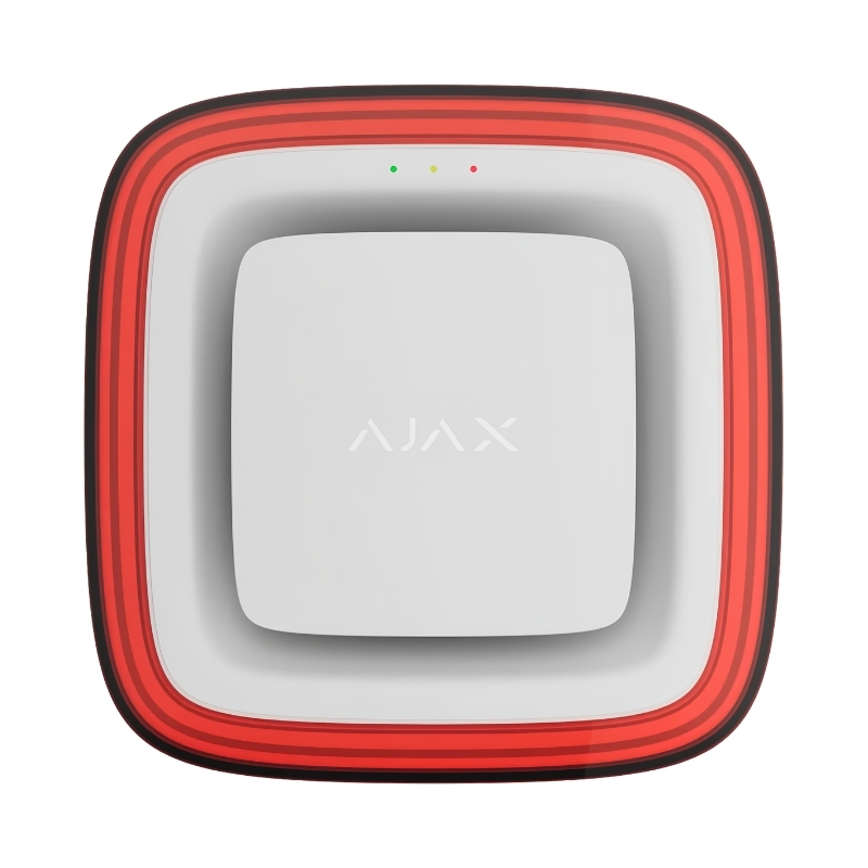 Безжична адресируема сирена 100 dB със светлинен индикатор - AJAX EN54 FireProtect (Sounder/VAD)