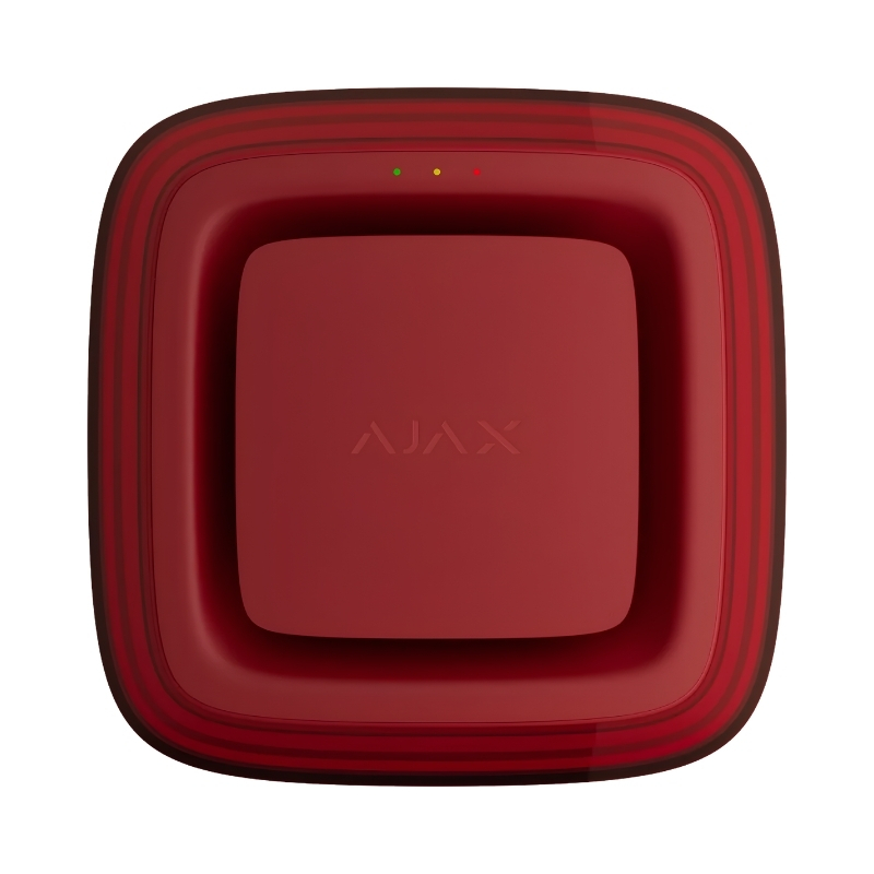 Безжична адресируема сирена 100 dB със светлинен индикатор - AJAX EN54 FireProtect (Sounder/VAD)