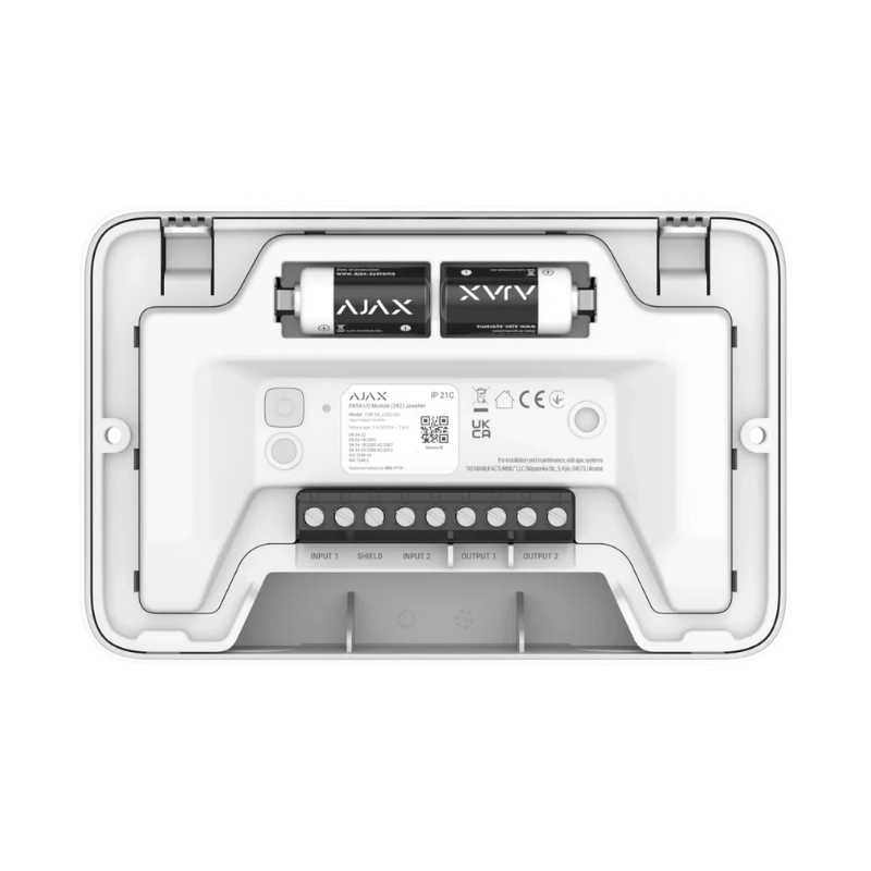 Wireless addressable module 2 inputs/2 outputs - AJAX EN54 I/O Module (2X2)