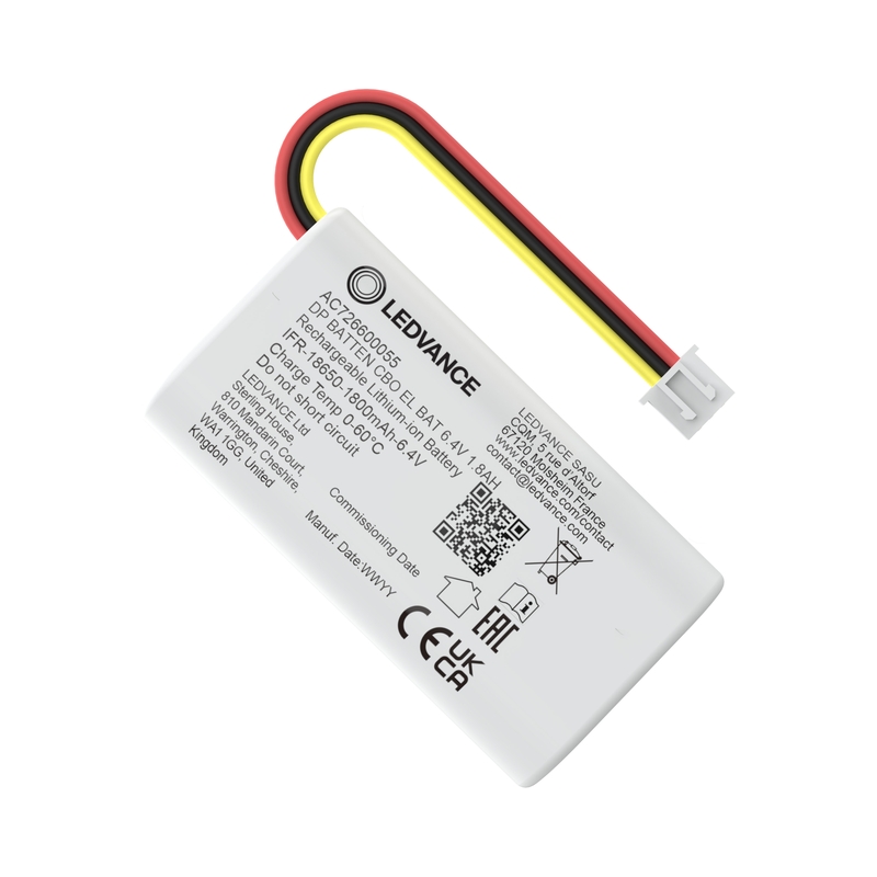 Батерия за авариен блок за влагозащитен осветител DP BATTEN CBO EL BAT 6.4V 1.8AH 2WH - LEDVANCE
