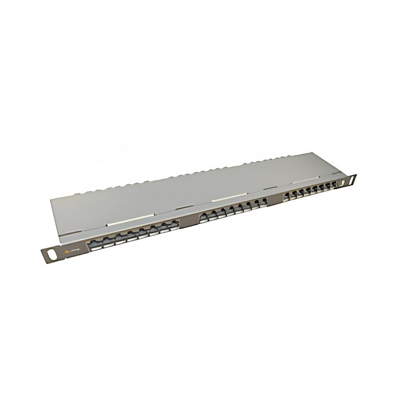 Панел 19" 0.5U 24xRJ45 cat. 6 STP - Solarix SX24HD-6-STP-SL