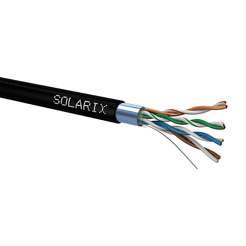 Кабел cat. 5e F/UTP PE Fca 100 m - Solarix SXKD-5E-FTP-PE
